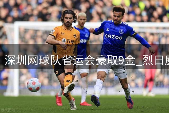 深圳网球队省运会豪取9金 烈日鏖战显实力